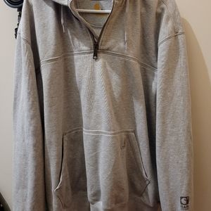 Heavy duty carhartt quarter zip size XL